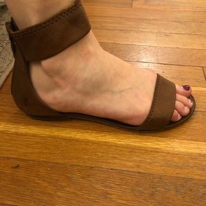 Frye brown sandals